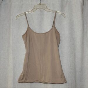 Old Navy Tan Fitted Adjustable Tank Top